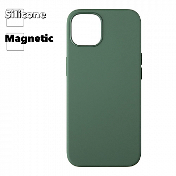 Силиконовый чехол для iPhone 13 "Silicone Case" with MagSafe (Clover)