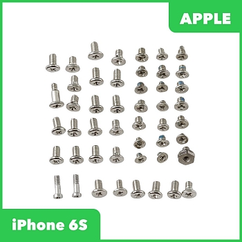 Винты (полный набор + 2 нижних винта) для Apple iPhone 6S