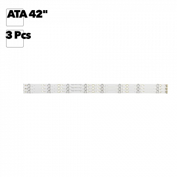 Светодиодная подсветка для телевизоров ATA 42" OEM/0EM40LB03-LED3030-V1.0 4C-LB400 (комплект 3 шт.)