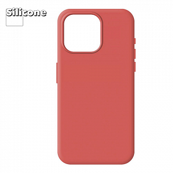 Силиконовый чехол для iPhone 15 Pro Max "Silicone Case" (Guava)