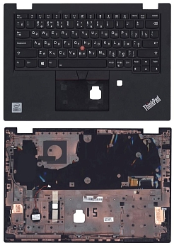 Клавиатура для ноутбука Lenovo ThinkPad L13 топкейс, с разбора