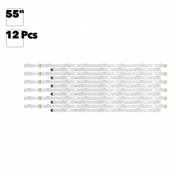 Светодиодная подсветка для телевизоров 55" LM41-00136A, LM41-00135A, 34798A (комплект 12 шт.)