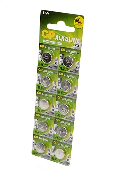 Батарейка (элемент питания) GP Alkaline cell 186-C10 AG12 BL10, 1 штука