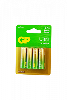 Батарейка GP Ultra GP15AUA21-2CRSBC4 G-TECH LR6 BL4