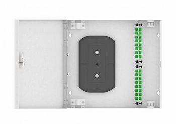 Кросс оптический, настенный, 16 FC/APC адаптеров, одномодовый, TopLAN, укомплектованный