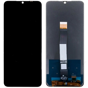 Дисплей (экран в сборе) для телефона Xiaomi Redmi 10C, черный (copy LCD)