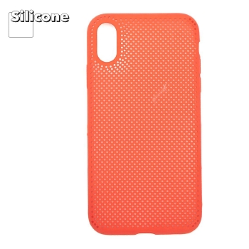 Силиконовый чехол "LP" для Apple iPhone XR "Silicone Dot Case", красный (коробка)