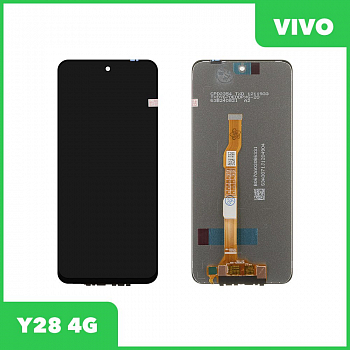 LCD дисплей для Vivo Y28 4G с тачскрином (черный) 100% OR