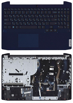Клавиатура для ноутбука Lenovo IdeaPad Gaming 3-15ARH05 топкейс синий