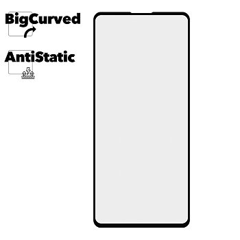 Защитное стекло для телефона Samsung Galaxy A51 Super max Anti-static big curved glass