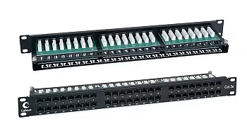 Патч-панель высокой плотности 19" Cabeus PLHD-48-Cat.5e-Dual IDC-1U