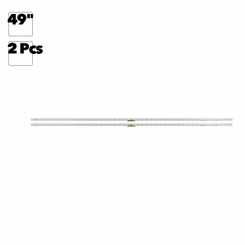 Светодиодная подсветка для телевизоров 49" V9Q6-490SM0-R0 (комплект 2 шт)