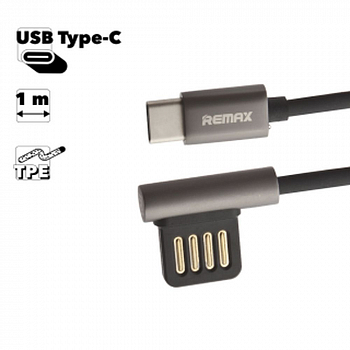 USB кабель REMAX RC-054a Emperor Type-C, 1м, TPE (черный)