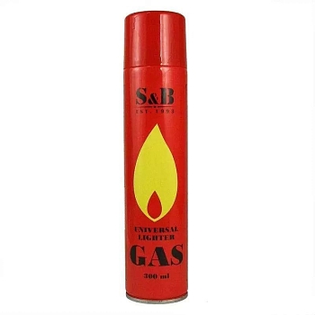 Газ для заправки зажигалок, горелок S&B, 100мл.
