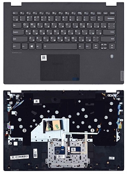 Клавиатура для ноутбука Lenovo IdeaPad C340-14 топкейс, черный