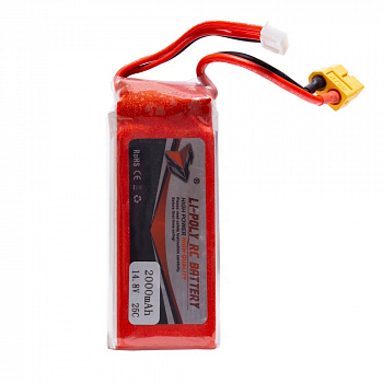 Аккумулятор Li-Pol 14.8V 2000mAh формат 903475 разъем XT60-Plug