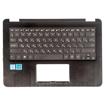 Топкейс с клавиатурой для ноутбука AsusTP301UA, Q303UA с подсветкой, черный, c разбора