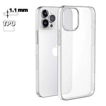 Чехол HOCO Light для Apple iPhone 15 Pro, TPU (прозрачный)