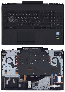 Клавиатура для ноутбука HP Omen 15-DC топкейс, с разбора