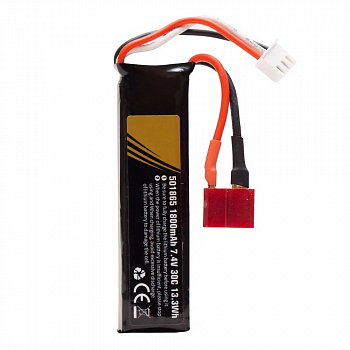 Аккумулятор Li-Pol 7.4v 451865 1800mah T-plug