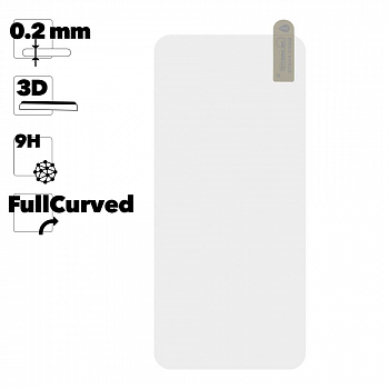 Защитное стекло "One Minute" для Realme 12 Pro 3D UV Glue Nano Liquid Full Curved Glass