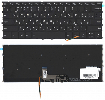 Клавиатура для ноутбука Lenovo Yoga Slim 9-14ITL05, черная