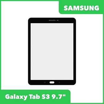 Стекло + OCA плёнка для переклейки Samsung Galaxy Tab S3 9.7 T815, T820, T825, T819, черный