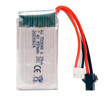 Аккумулятор Li-Pol 7.4v 703048 850mah SM