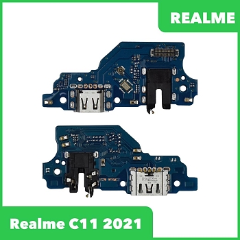 Разъем зарядки для телефона Realme C11 2021 c микрофоном