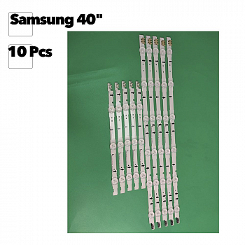 Светодиодная подсветка для телевизоров Samsung 40H D4GE-400DCA-R1/D4GE-400DCB-R1 (комплект 10 шт.)