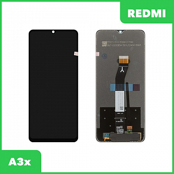 LCD дисплей для Redmi A3x с тачскрином (черный) 100% OR