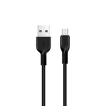 Кабель USB HOCO X20 Flash, USB - Micro USB, 2А, 2м, черный