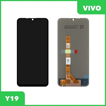 LCD дисплей для Vivo Y19 (1915) с тачскрином (черный) 100% оригинал