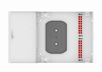 Кросс оптический, настенный, 16 FC/UPC адаптеров, одномодовый, TopLAN, укомплектованный