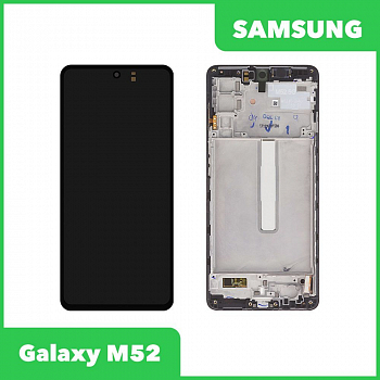 Дисплей для Samsung Galaxy M52 SM-M526 в сборе GH82-27124A (черный) 100% оригинал