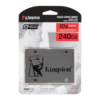 Накопитель SSD Kingston SATA III 240Gb SA400S37/240G A400 2.5"