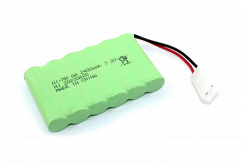 Аккумулятор Ni-Mh 7.2V 2400 mAh AA Flatpack разъем KET-2P