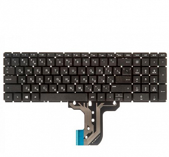 Клавиатура для ноутбука HP Pavilion 15-AC (15-ac, 15-af, 250 G4, 255 G4), черная, без рамки, Гор.Enter