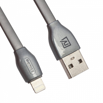 USB кабель REMAX RC-035mi Laser Lightning 8-pin, 1м, TPE (серый)