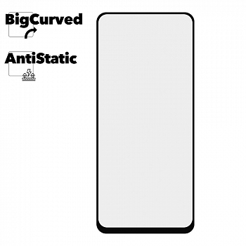 Защитное стекло для телефона Realme 9 Super max Anti-static big curved glass