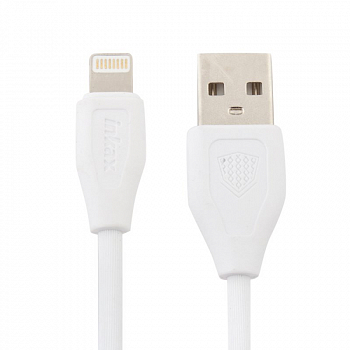 USB кабель inkax CK-21 Kexu Lightning 8-pin, 0.2м, TPE (белый)