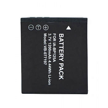 Аккумулятор IA-BP125A для видеокамеры Samsung HMX-M20, 3.7В, 1200мАч