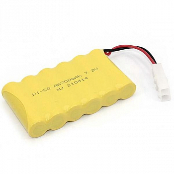 Аккумулятор Ni-Cd 7.2V 700 mAh AA Flatpack разъем KET-2P