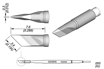 Жало для индукционных паяльников JBC-C210018