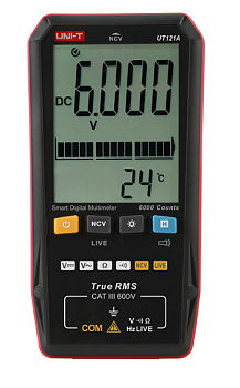 Супертонкий мультиметр UNI-T UT121A с большим экраном