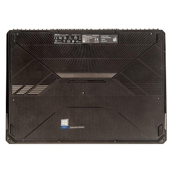 Нижняя часть (днище, bottom) для Asus FX505G, FX505GE, FX505DY, FX505GD черная, с разбора