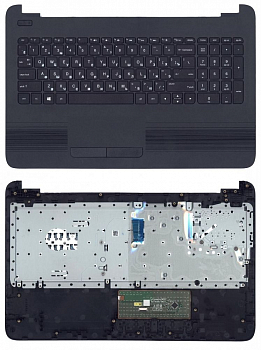 Клавиатура для ноутбука HP Pavilion 250 G4, G5, 255 G4, 15-af, черная топ-панель