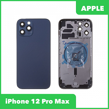 Корпус для Apple iPhone 12 Pro Max (синий)