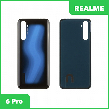Задняя крышка для Realme 6 Pro (синий)