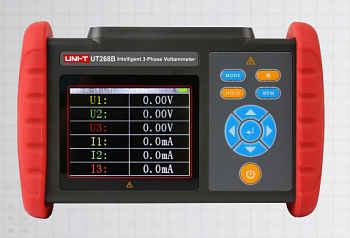 Токоизмерительные клещи UNI-T UT268B трехфазный вольтамперметр